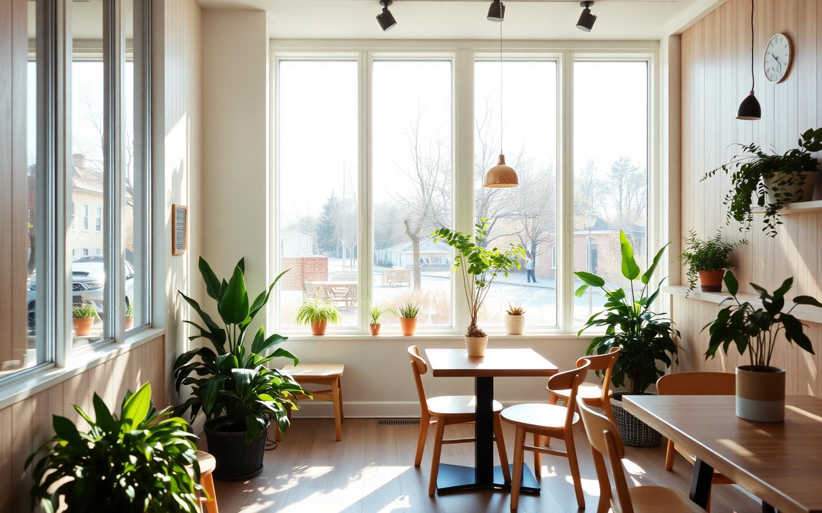 Beispiel-Website für ein Café mit Tageskarte und Anfahrt
